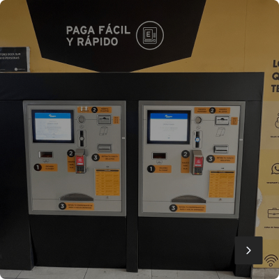 Puntos de pago de estacionamiento