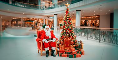 Tómate una foto con Papa Noél